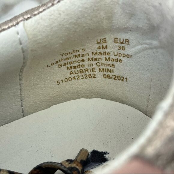 SAM EDELMAN Aubrie Mini Lace Up Sneakers in Rose Bud Pink Size Youth 4 NEW - Picture 13 of 16